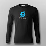 Rip Internet Explorer Programming Full Sleeve T-Shirt For Men