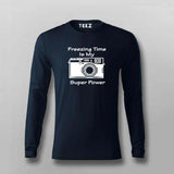 Freezing Time Super Power – Men's Photography Shirt