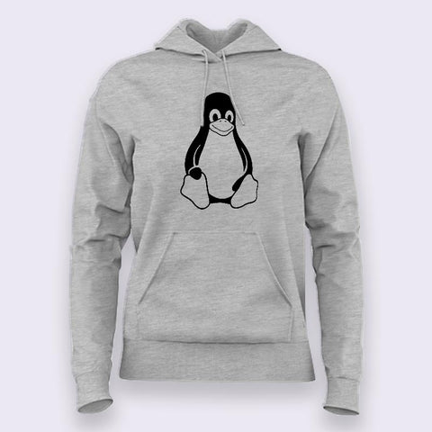 Tux Linux Mascot Hoodies For Women Online India