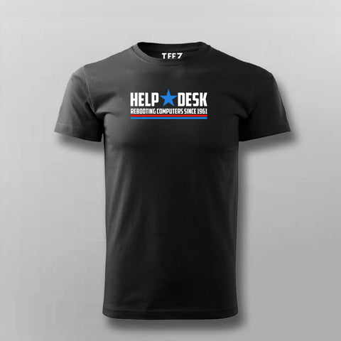 Help  Desk Rebooting Computers Since 1961 T-Shirt For Men Online