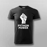 Unleash Python Power Men's T-Shirt - Code With Strength