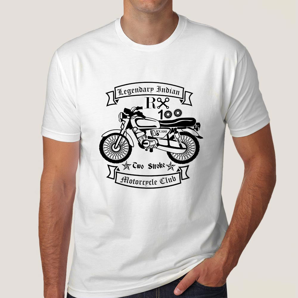 Rx 100 Legendary Indian Motorcycle - Men's T-shirt – TEEZ.in