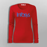 Infosys Logo T-Shirt For Women