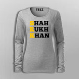 Shahrukh khan Full Sleeve  T-Shirt For Women Online