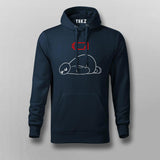 Low Battery Funny Hoodie  For Men