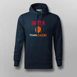 Sweeter than Jalebi Hindi Funny Desi T-shirt For Men.