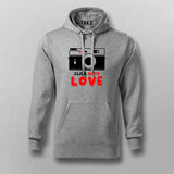 Click With Love – Men's Photographer Enthusiast Hoodie