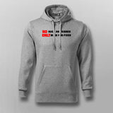 No Hugs and Kisses, Only Bugs and Fixes Funny Programmer  Hoodie For Men Online India