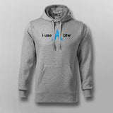 Btw I Use Linux Arch Hoodies For Men Online India