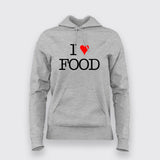 I Love Food Hoodie – Perfect for Food Enthusiasts