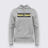 Worlds Best Programmer Hoodies For Women