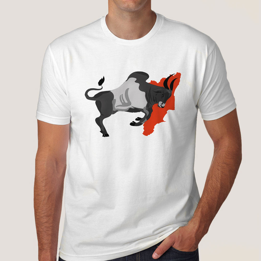 sublimation jallikattu t shirt model