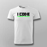 Coding Away the Crazy Men's T-Shirt - Therapeutic Programming
