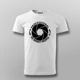 Professional To Shoot People Photography T-Shirt For Men India
