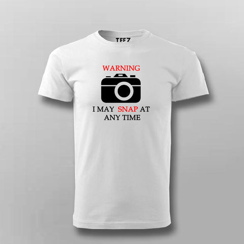 Warning I May Snap  At Any Time  T-Shirt For Men Online