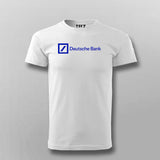 Deutsche Bank Men's Stylish Cotton T-Shirt