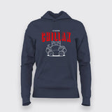 I'D Rather Chillax Funny Hoodie  For Women