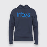 Infosys Logo Hoodie T-Shirt For Women Online India
