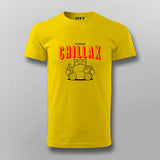 I'D Rather Chillax Funny T- Shirt For Men