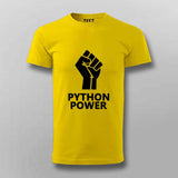Unleash Python Power Men's T-Shirt - Code With Strength