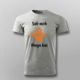 Sab Moh Maya Hai Hindi Meditation Slogan Men’s T-shirt Online Teez