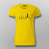 Tennis Heartbeat T-Shirt For Women