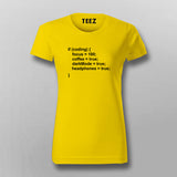 Programmer - Code Dark Mode- Coffee T-Shirt For Women