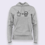 Coffee is Better than Alcohol Hoodies For Women
