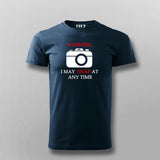 Warning I May Snap  At Any Time  T-Shirt For Men