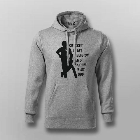 Cricket is My Religion & Sachin Is My God Hoodies For Men Online India
