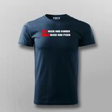 No Hugs and Kisses, Only Bugs and Fixes Funny Programmer T- Shirt For Men