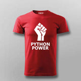 Unleash Python Power Men's T-Shirt - Code With Strength