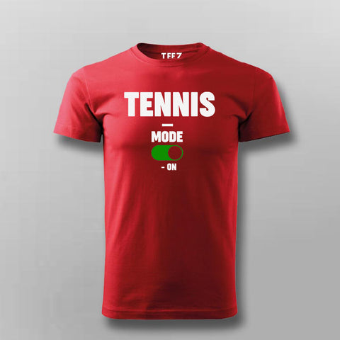 Tennis Mode ON T-shirt For Men