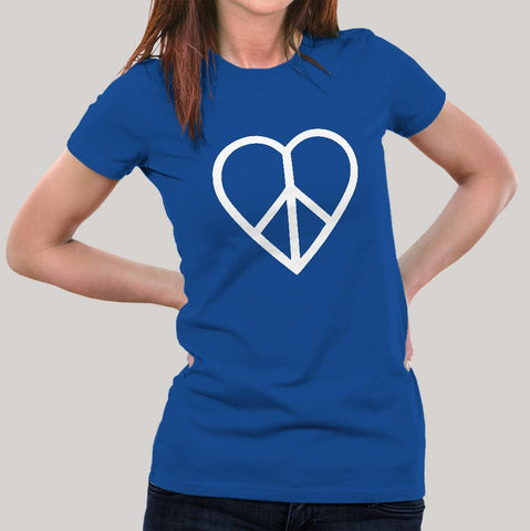 love & peace t-shirt online india