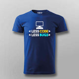 Less code Less bugs T-Shirt For Men
