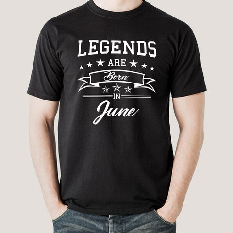 Legends are born in June Men's T-shirt