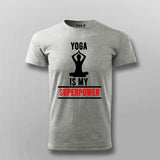 Yoga Is My SuperPower Yoga T-shirt For Men Online Teez 