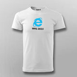 RIP Internet Explorer: Vintage Browser Tee