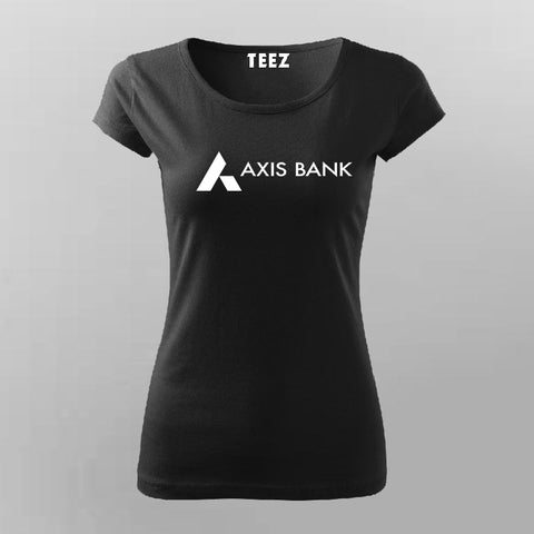 Axis Bank Logo T-Shirt For Women Online