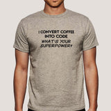 Coffee to Code Superpower Tee - Brew Your Next Project