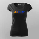Blender Computer Software T-shirt For Women