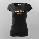 Asian Girls Code T-Shirt For Women