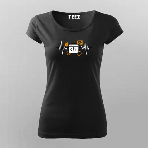 Proud To Be A Web Developer T-Shirt For Women Online India