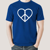 Love peace symbol t-shirt india
