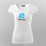 RIP Internet Explorer Vintage Geek Tee