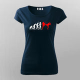 KickBoxing Evolution T-Shirt For Women India