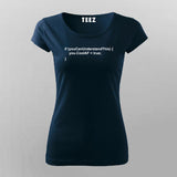 Programmer - CoolAF Code T-Shirt For Women India