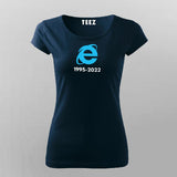 RIP Internet Explorer Vintage Geek Tee