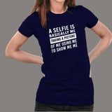 Swami Nithyananda Funny Selfie Definition T-Shirt For Women