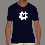 Artificial Intelligence V Neck T-Shirts For Men India